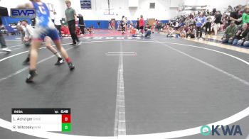 84 lbs Rr Rnd 5 - Layla Achziger, Choctaw Ironman Youth Wrestling vs Rocky Witcosky, Team Nomad