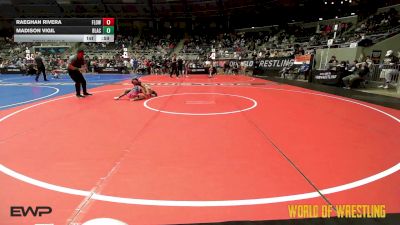 60 lbs Semifinal - Raeghan Rivera, Flow Academy Honolulu, HI vs Madison Vigil, Black Fox Academy