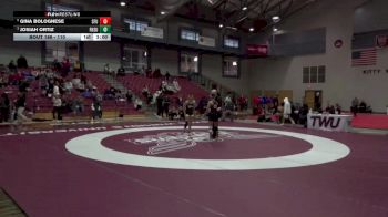 110 lbs Cons. Semi - Gina Bolognese, Simon Fraser University vs Josiah Ortiz, Fort Hays State