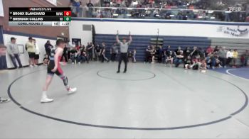 85 lbs Cons. Round 3 - Brendon Collins, Kuna Klub vs Bronx Blanchard, Marsh Valley Wrestling Club
