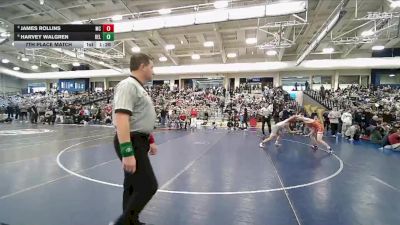 132 lbs 7th Place Match - James Rollins, Mountain Crest vs Harvey Walgren, Delta