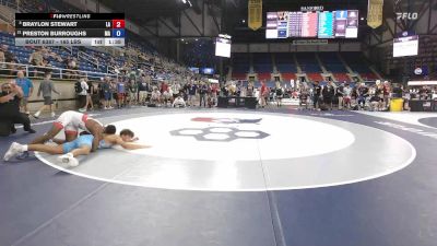 165 lbs Semis - Braylon Stewart, LA vs Preston Burroughs, MA