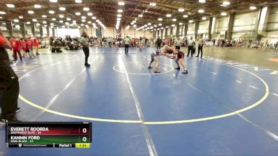 100 lbs Rd# 1 9:00am Friday - Kannin Ford, Iowa Black vs Everett Roorda, SouthWest Elite