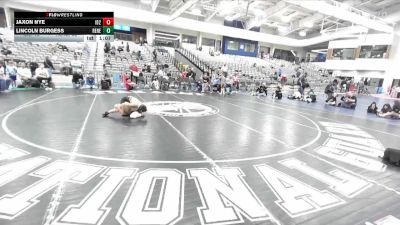 84 lbs Round 3 (4 Team) - Lincoln Burgess, Santas Misfits vs Jaxon Nye, Idaho 2