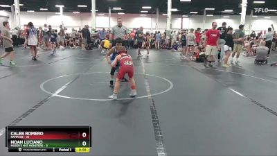 56 lbs Round 3 (4 Team) - Noah Luciano, Moser`s Mat Monsters vs Caleb Romero, Rampage