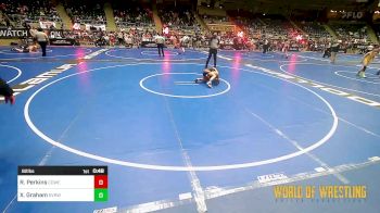 82 lbs Consi Of 8 #1 - Raeya Perkins, Coweta Tiger Wrestling vs Xuan Graham, Steel Valley Renegades