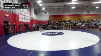 107 lbs 3rd Place - Alyvia Meigh Schultz, Goffstown vs Brenna Crean, John Stark