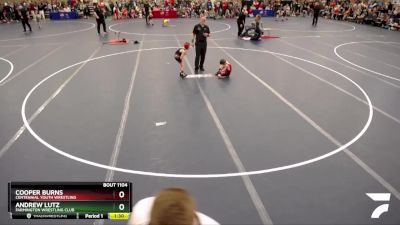 43-46 lbs Cons. Round 1 - Cooper Burns, Centennial Youth Wrestling vs Andrew Lutz, Farmington Wrestling Club