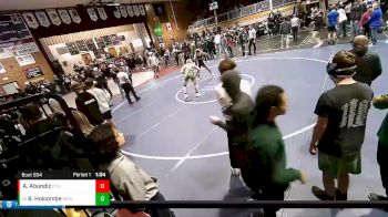 132 lbs Cons. Round 4 - Brody Holcombe, Richland vs Anthony Abundiz, Othello