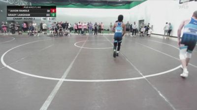 113 lbs Champ. Round 3 - Jaxon Randle, Chickasha Wrestling vs Grady Langham, Bentonville High School
