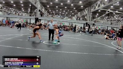 132 lbs Semis (4 Team) - Sophia Slaughter, 5forty Lady Brawlers vs Neve OByrne, Kraken Dream Crushers