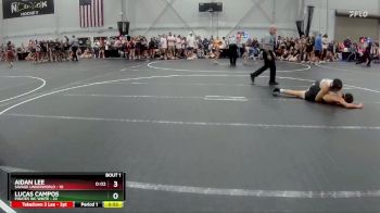 138 lbs Semis (4 Team) - Lucas Campos, Pirates WC White vs Aidan Lee, Savage Underworld