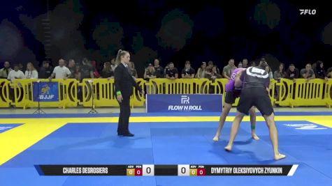 Dymytriy Oleksiyovych Zyunkin vs Charles Desrosiers 2025 Pan IBJJF Jiu-Jitsu No-Gi Championship
