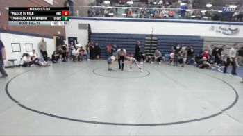 53 lbs Cons. Round 4 - Johnathan Schrenk, Brothers Of Steel Wrestling Club vs Kelly Tuttle, Idaho Falls Wrestling Club