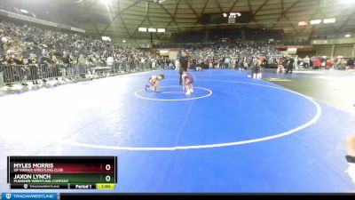 86 lbs Champ. Round 2 - Jaxon Lynch, Punisher Wrestling Company vs Myles Morris, UP Vikings Wrestling Club