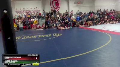 144 lbs Cons. Round 3 - Parker Streight, Uintah vs Jacob Daniel, Rocky Mountain