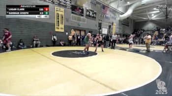 205 lbs Cons. Round 4 - Logan Clark, Elk Grove Wrestling Academy vs Kahmani Joseph, Swamp Monsters