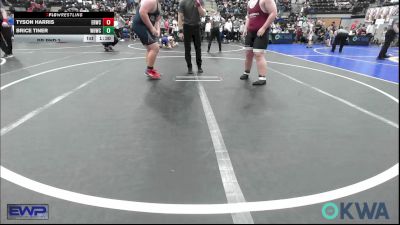 285 lbs Rr Rnd 3 - Brice Tiner, Warhorse Wrestling Club vs Tyson Harris, El Reno Wrestling Club