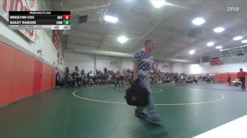 170 lbs 5th Place Match - Brezlynn Cox, Bear River vs Bailey Ramone, Farmington