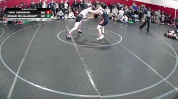 165 lbs Cons. Round 3 - John Greenburg, Desert Oasis vs Jiovanni Molina-Bennett, Chaparral