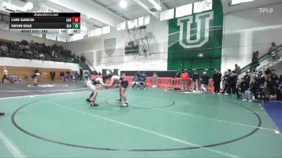 165 lbs Cons. Round 2 - Devin Diaz, Glendora vs Luis Garcia, Cabrillo (Long Beach)