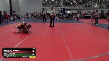 120 lbs Round 4 (6 Team) - Logan Haer, Terps Xpress vs Anthony Barrett, Scorpions