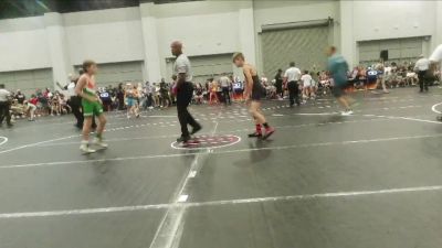 85 lbs Champ. Round 1 - Bentley Pope, RIKA vs Oj Hall, Bulloch Bandits Wrestling Club