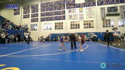 55 lbs Consi Of 8 #2 - Gunner Ballard, Blanchard Youth Wrestling vs Ace Freudenberger, Team Guthrie Wrestling