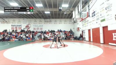 105 lbs Cons. Semi - Lisette Kofoed, Eagle vs Samantha Conklin, Emmett