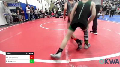 70 lbs Rr Rnd 2 - Michael Reese, Keystone Kids Wrestling Club vs Isaac Glover, Brushy Wrestling Club