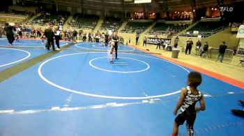 36 lbs Semifinal - Rush Wilson, Barnsdall Youth Wrestling vs Maddox Reed, Pin-King All Stars