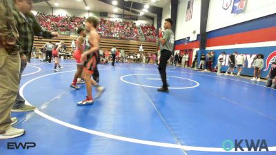 84 lbs Quarterfinal - Bj Gahagan, Raw Wrestling Club vs Noah Nicely, Morris Wrestling Association
