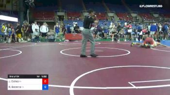 182 lbs Rnd Of 64 - Jimmy Colley, Michigan vs Renato Bezerra, California