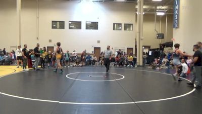 80 lbs Rr Rnd 2 - Gavin Carney, Team Round-Up K-8 vs Alyis Brown, ACES K-8