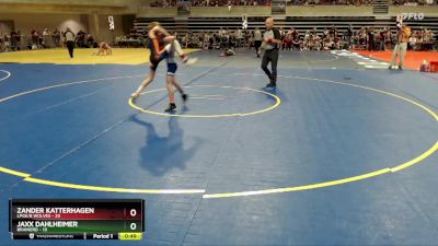 75 lbs Quarterfinals (8 Team) - Zander Katterhagen, LPGE/B Wolves vs Jaxx Dahlheimer, Brainerd