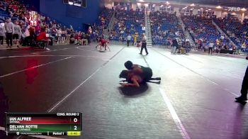 113 lbs Cons. Round 2 - Ian Alfree, Smyrna vs Delvan Rotte, DePaul Catholic