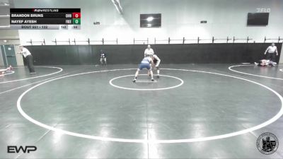 132 lbs Cons. Round 2 - Brandon Bruns, Christopher vs Nayef Ayesh, Freedom
