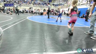 46 lbs Quarterfinal - Easton Watters, Husky Wrestling Club vs Kennedy Ashton, Bartlesville Wrestling Club