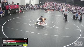 4A 157 lbs 3rd Place Match - Copeland Grooms, James Island vs De`Onta Watson, South Pointe