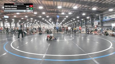 86 lbs Round 5 (4pm Saturday) - Markee Gomez, Iowa vs Freyda Nelson, Minnesota Funky Singlets