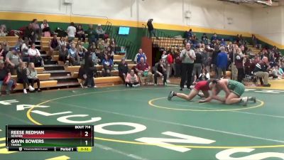 190 lbs Cons. Round 4 - Gavin Bowers, TINORA vs Reese Redman, NEWARK