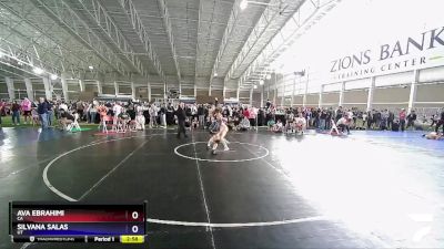 125 lbs Quarterfinal - Ava Ebrahimi, CA vs Silvana Salas, UT