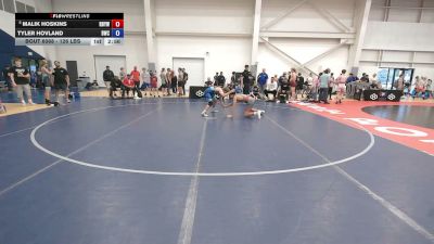 126 lbs Champ. Rd Of 32 - Malik Hoskins, RBYWC vs Tyler Hovland, Billings Wrestling Club