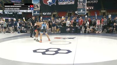 138 lbs Cons. Rd Of 64 - Riggin Montgomery, Idaho vs Caleb Poe-Hatten, Montana