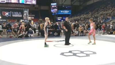 100 lbs Champ. Rd Of 32 - Jasper White, Ohio vs Kanin Kumfer, Alaska