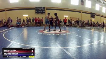 157 lbs Quarterfinal - Mekhi Cooper, Team Jeff Wrestling Club vs Michael Ortega, Portage Wrestling Club