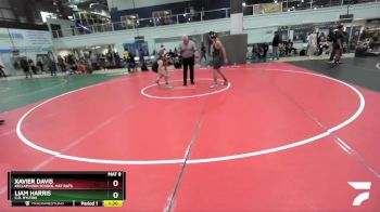 141 lbs Round 1 - Liam Harris, C.D. Hylton vs Xavier Davis, Kellam High School Mat Rats