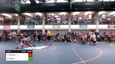 77-82 lbs Cons. Semi - Jacob Wagner, Alber Athletics vs Kyler Roeder, Backyard Brawlers - Midwest