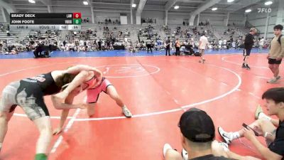 138 lbs Rr Rnd 3 - Brady Deck, LAW Red - HSB vs John Foote, Vougars Wrestling - HSB