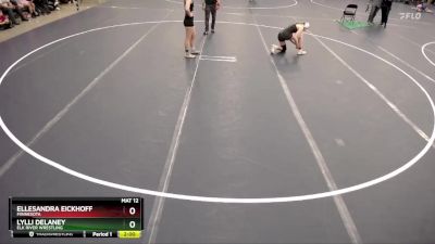 Round 1 - Lylli Delaney, Elk River Wrestling vs Ellesandra Eickhoff, Minnesota